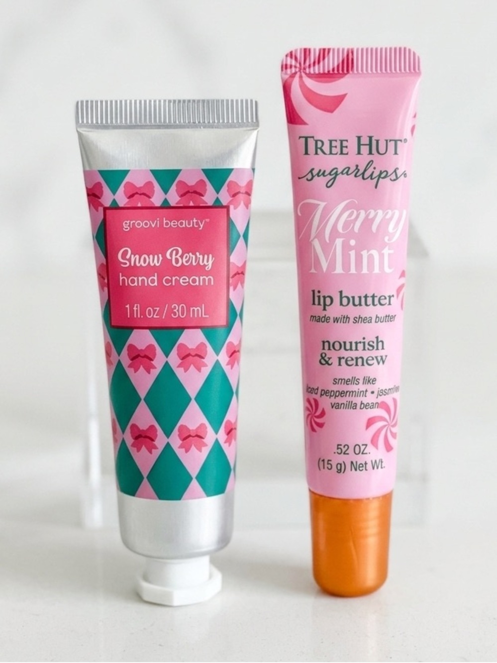 2 for 1 Lip Butter and Snow Berry Hand cream. New Never Used. Giftable too!